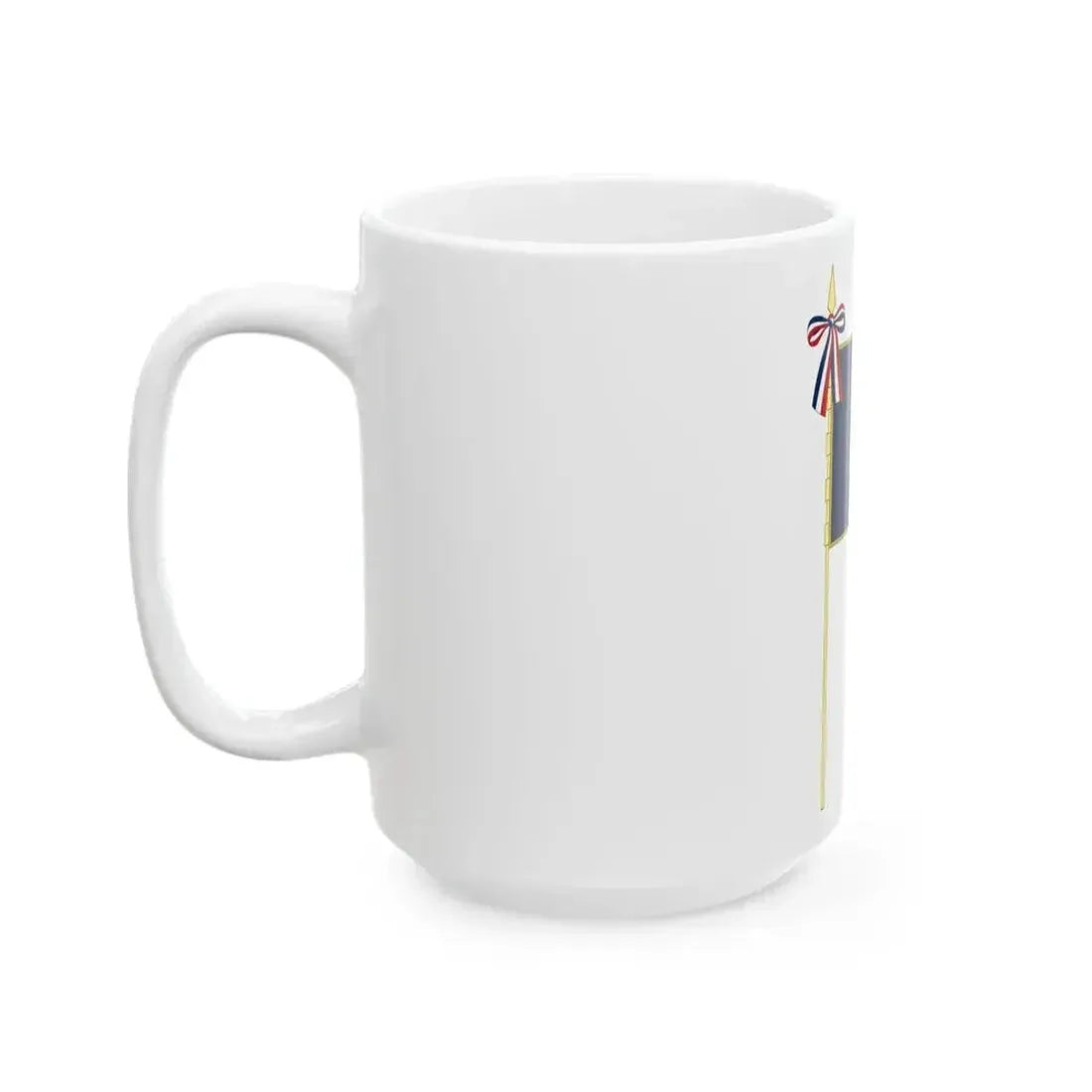 Flag of France Complete (France) White Coffee Mug - Go Mug Yourself