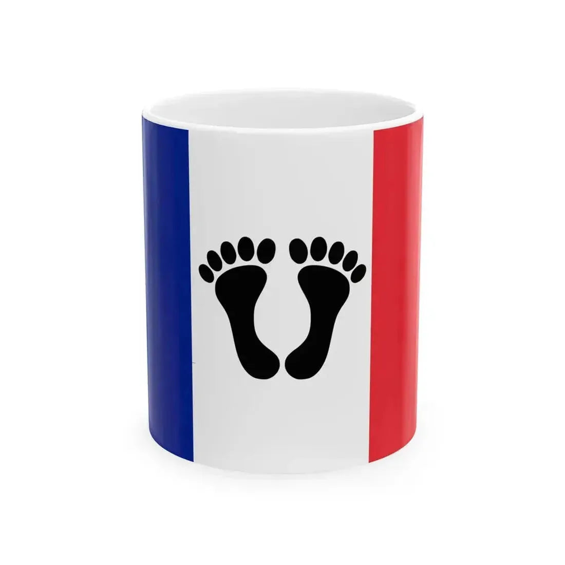 Flag of France Pieds-noirs (France) White Coffee Mug 11oz - Go Mug Yourself