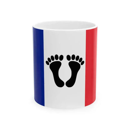 Flag of France Pieds-noirs (France) White Coffee Mug 11oz - Go Mug Yourself