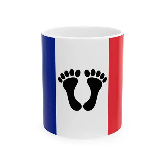 Flag of France Pieds-noirs (France) White Coffee Mug 11oz - Go Mug Yourself
