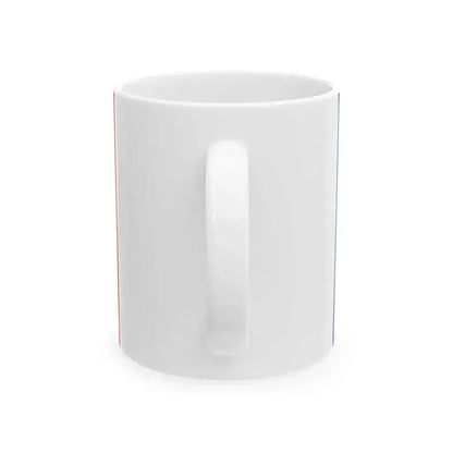 Flag of France shade comparison (France) White Coffee Mug - Go Mug Yourself
