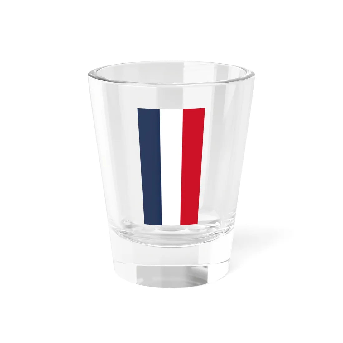 Flag of France vertical (France) Shot Glass 1.5oz 1.5oz - Go Mug Yourself