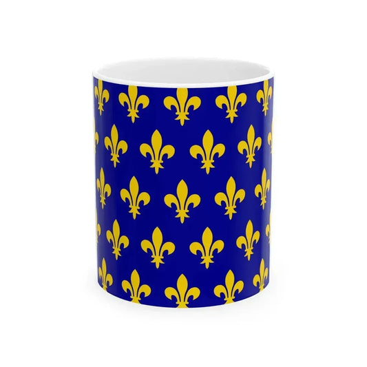 Flag of France XII-XIII (France) White Coffee Mug 11oz - Go Mug Yourself