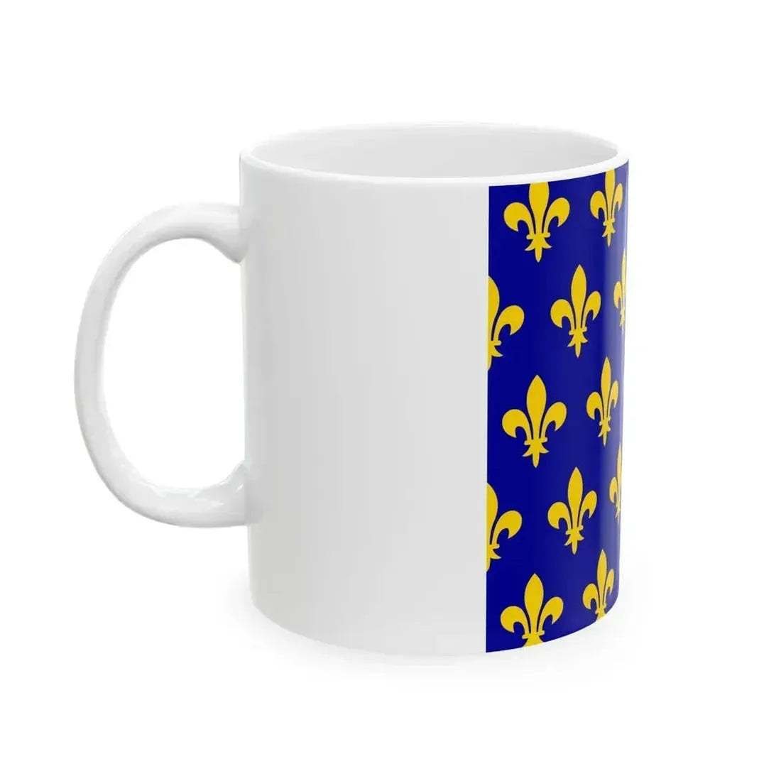 Flag of France XII-XIII (France) White Coffee Mug - Go Mug Yourself