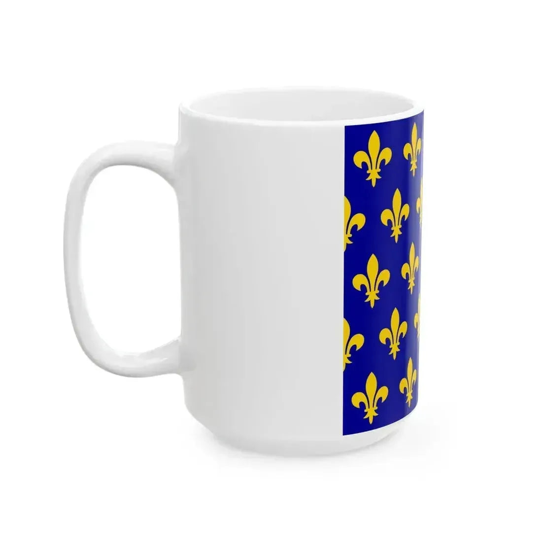 Flag of France XII-XIII (France) White Coffee Mug - Go Mug Yourself