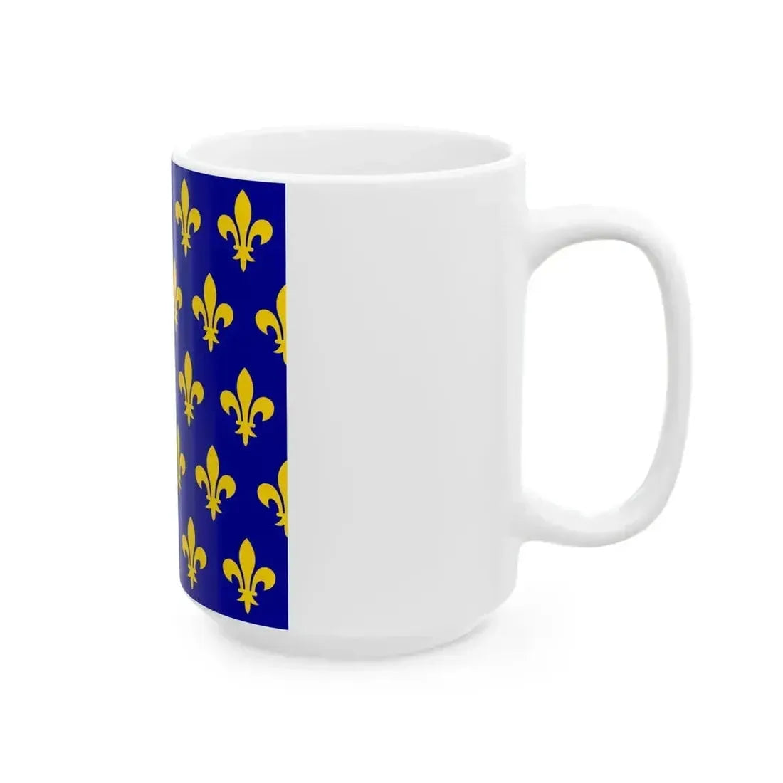 Flag of France XII-XIII (France) White Coffee Mug - Go Mug Yourself