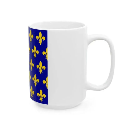 Flag of France XII-XIII (France) White Coffee Mug - Go Mug Yourself