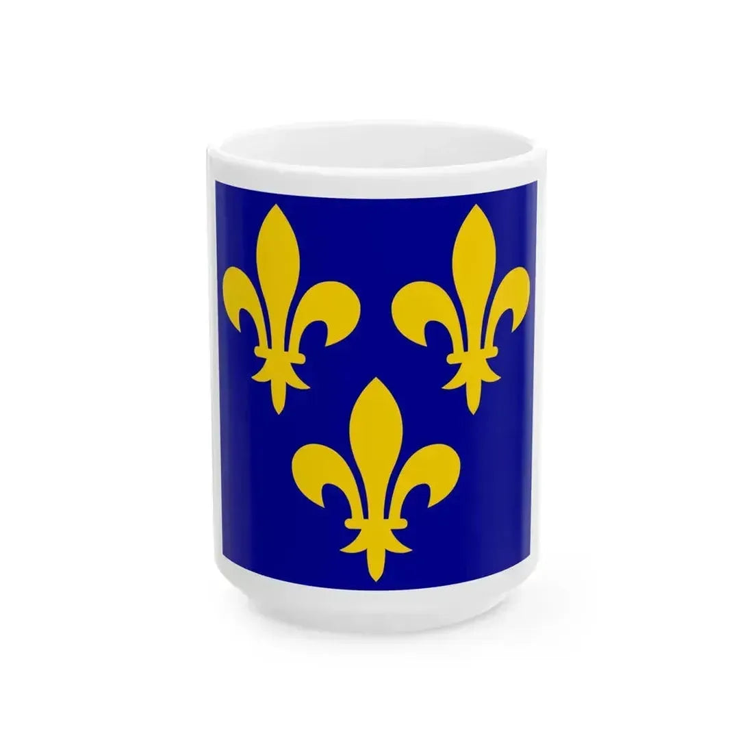 Flag of France XIV-XVI (France) White Coffee Mug 15oz - Go Mug Yourself