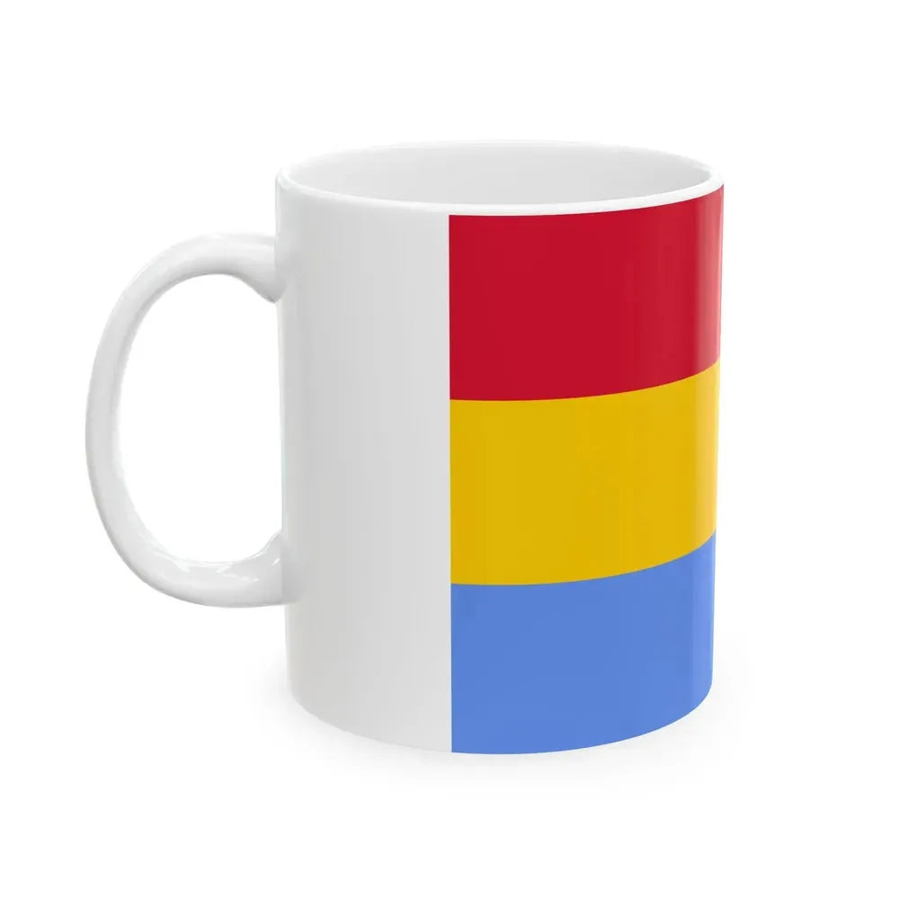 Flag of Francisco de Miranda 1801 (Colombia) White Coffee Mug - Go Mug Yourself