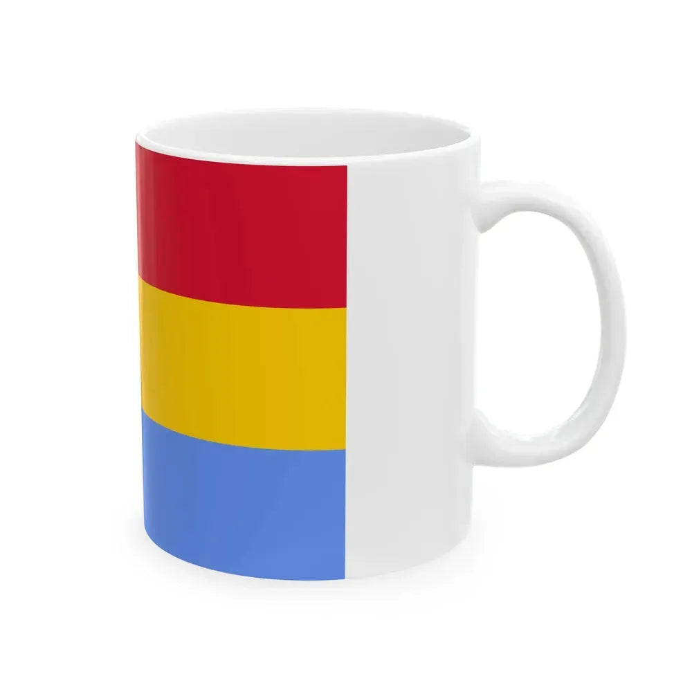 Flag of Francisco de Miranda 1801 (Colombia) White Coffee Mug - Go Mug Yourself