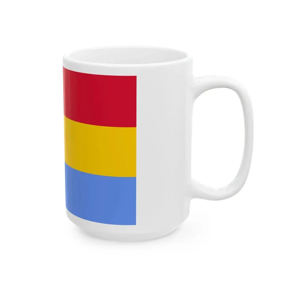 Flag of Francisco de Miranda 1801 (Colombia) White Coffee Mug - Go Mug Yourself