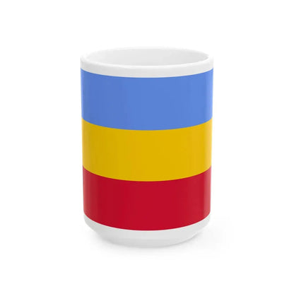 Flag of Francisco de Miranda 1806 (Colombia) White Coffee Mug 15oz - Go Mug Yourself