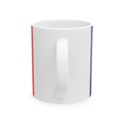 Flag of Franco-Terreneuviens (Canada) White Coffee Mug - Go Mug Yourself