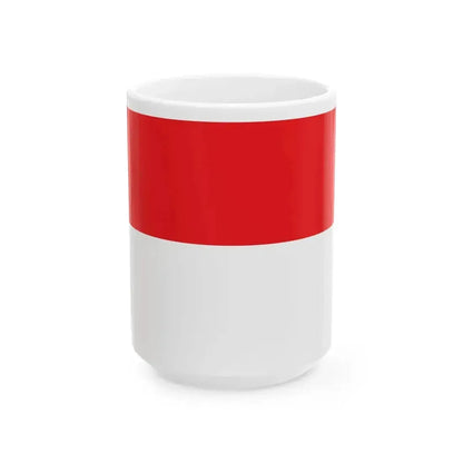 Flag of Franconia (Germany) White Coffee Mug 15oz - Go Mug Yourself