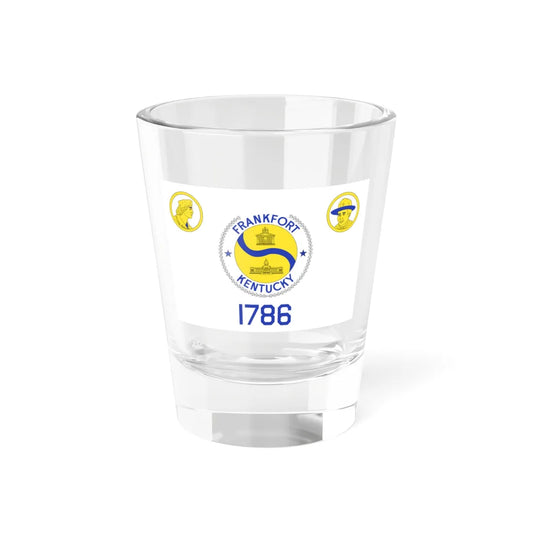 Flag of Frankfort Kentucky 1959-2024 (United States) Shot Glass 1.5oz 1.5oz - Go Mug Yourself