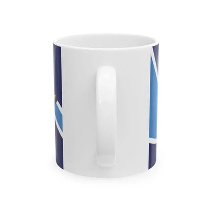 Flag of Frankfort Kentucky (United States) White Coffee Mug - Go Mug Yourself