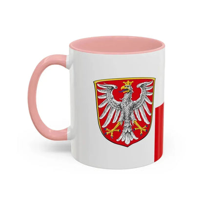Flag of Frankfurt am Main Germany - Accent Coffee Mug - Go Mug Yourself