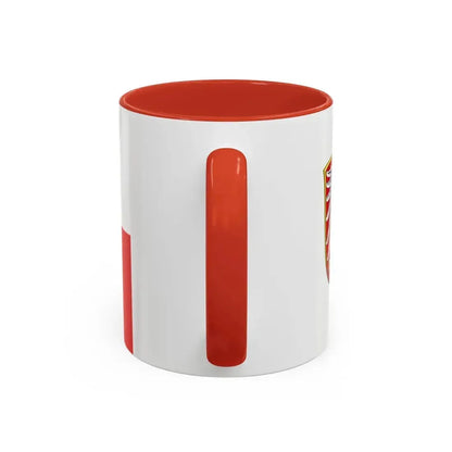 Flag of Frankfurt am Main Germany - Accent Coffee Mug - Go Mug Yourself