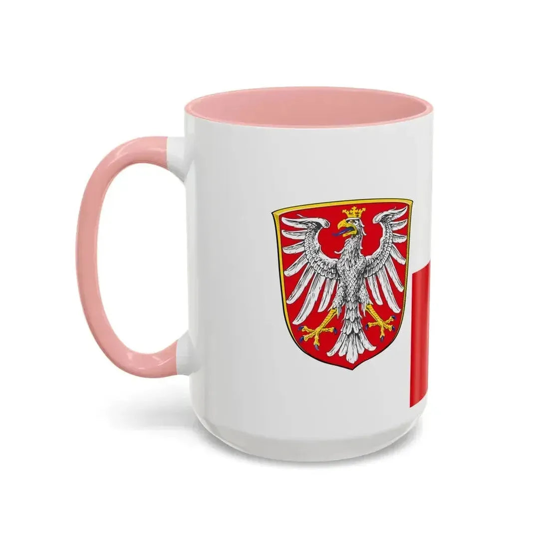 Flag of Frankfurt am Main Germany - Accent Coffee Mug - Go Mug Yourself