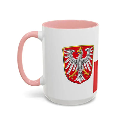 Flag of Frankfurt am Main Germany - Accent Coffee Mug - Go Mug Yourself