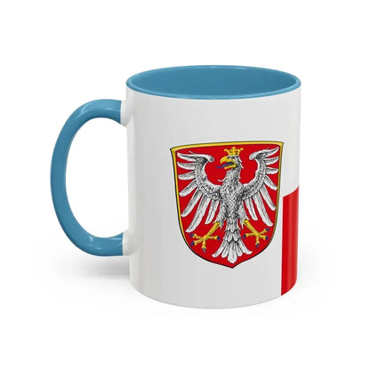 Flag of Frankfurt am Main Germany - Accent Coffee Mug - Go Mug Yourself