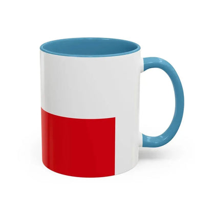 Flag of Frankfurt am Main Germany - Accent Coffee Mug - Go Mug Yourself