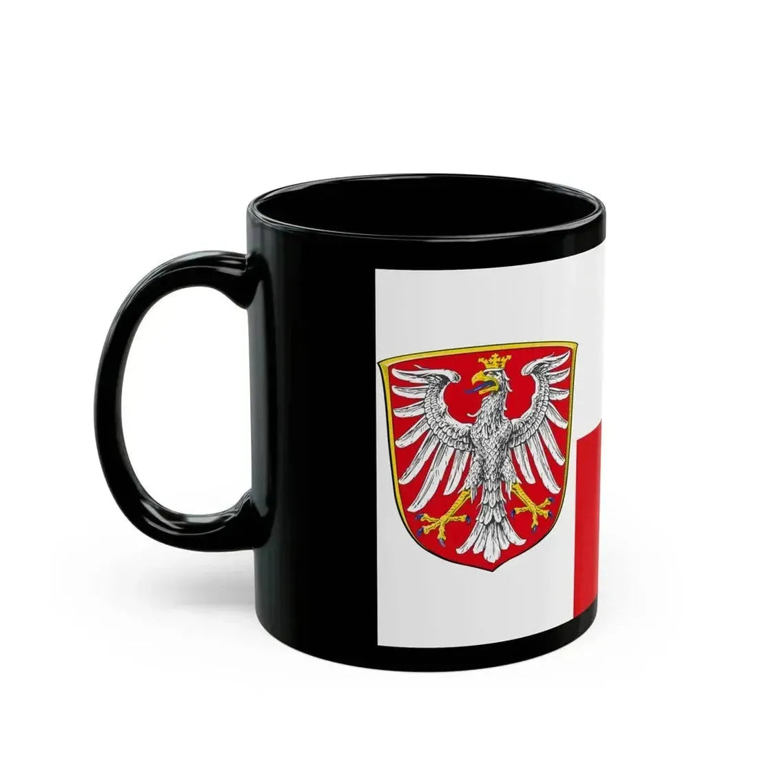 Flag of Frankfurt am Main Germany - Black Coffee Mug - Go Mug Yourself