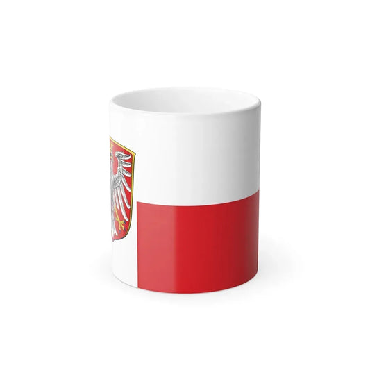 Flag of Frankfurt am Main Germany - Color Changing Coffee Mug 11oz - Go Mug Yourself