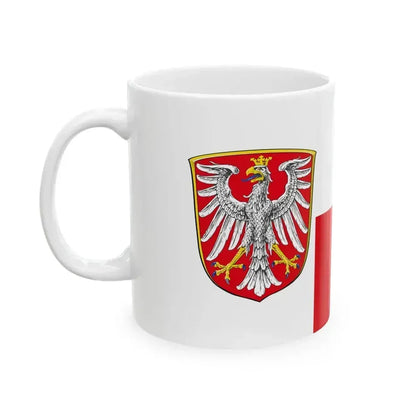 Flag of Frankfurt am Main Germany - White Coffee Mug - Go Mug Yourself
