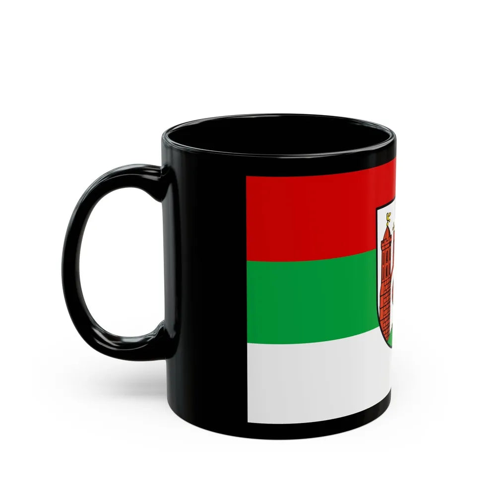 Flag of Frankfurt an der Oder Germany - Black Coffee Mug-Go Mug Yourself