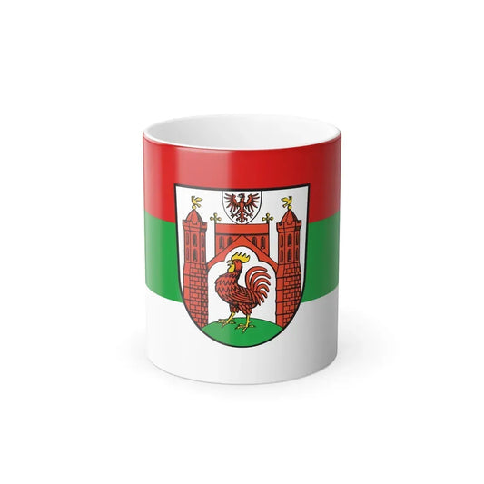 Flag of Frankfurt an der Oder Germany - Color Changing Coffee Mug 11oz - Go Mug Yourself