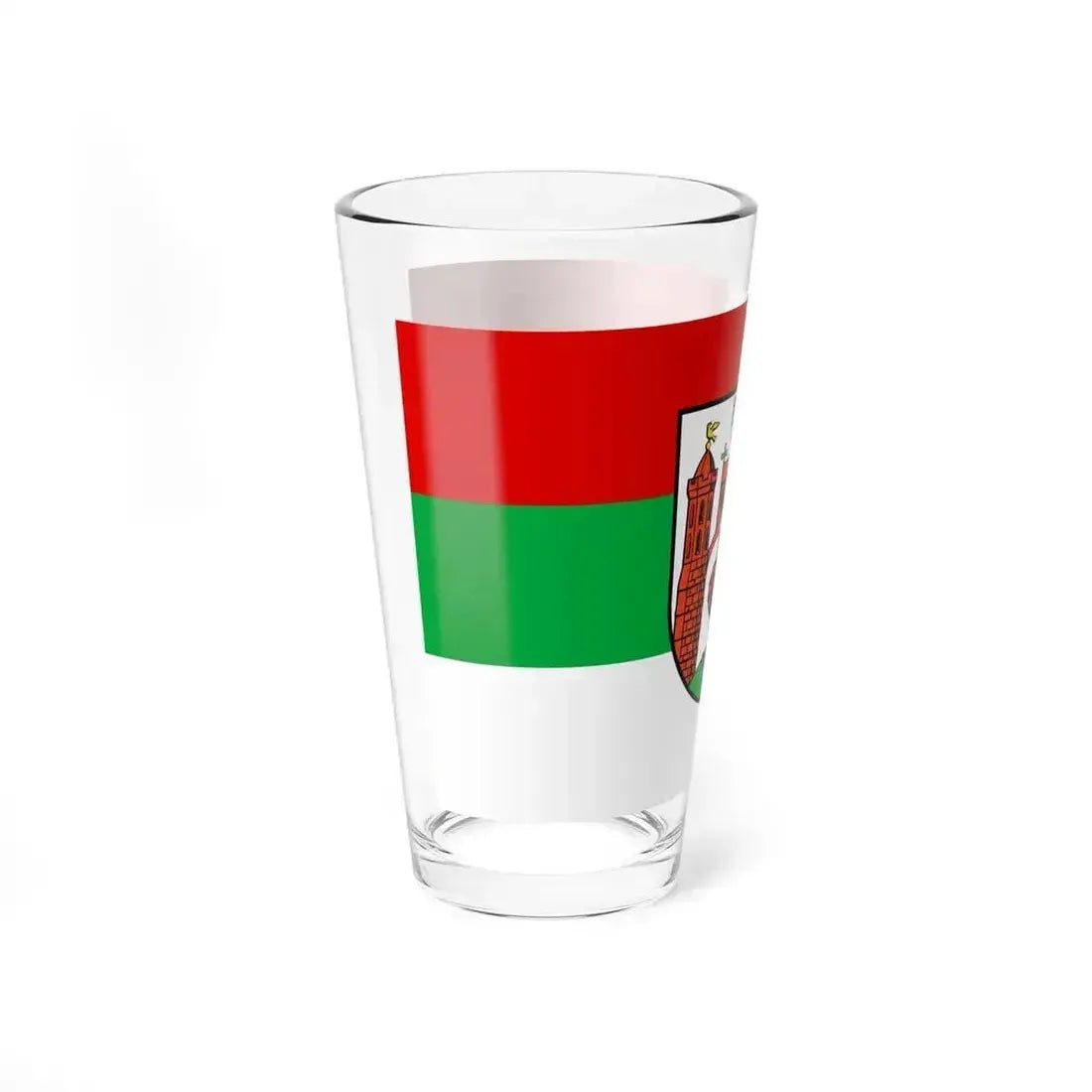 Flag of Frankfurt an der Oder Germany - Pint Glass 16oz - Go Mug Yourself