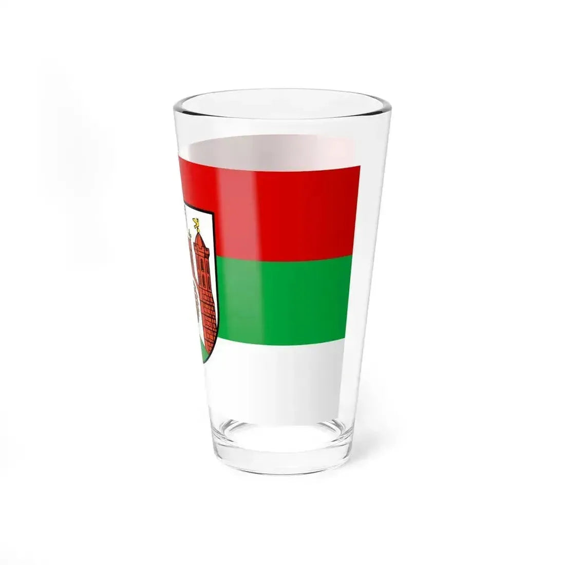 Flag of Frankfurt an der Oder Germany - Pint Glass 16oz - Go Mug Yourself
