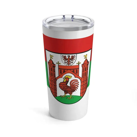 Flag of Frankfurt an der Oder Germany - Tumbler 20oz 20oz - Go Mug Yourself