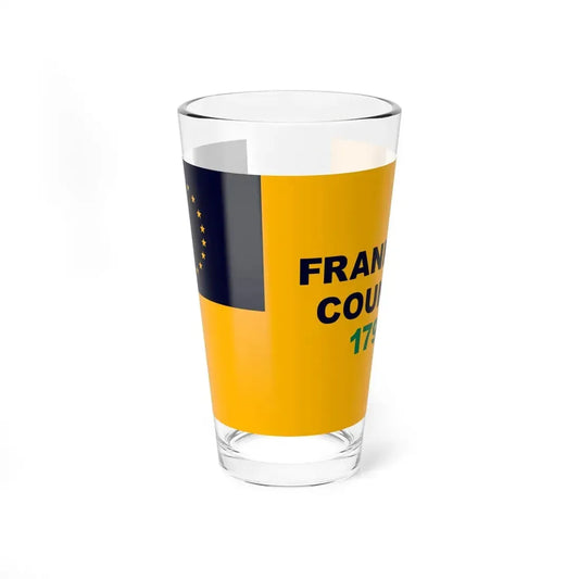 Flag of Franklin County Kentucky (United States) Pint Glass 16oz 16oz - Go Mug Yourself