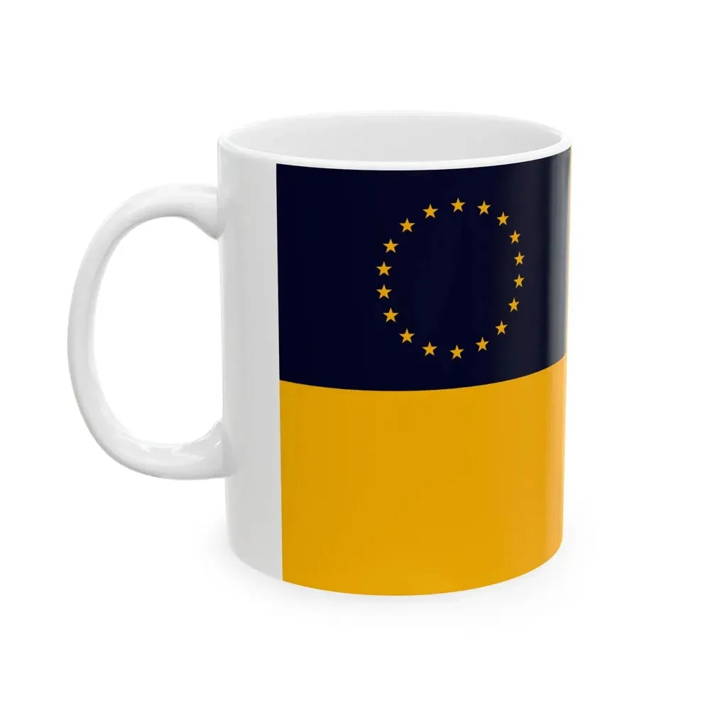 Flag of Franklin County Kentucky (United States) White Coffee Mug - Go Mug Yourself
