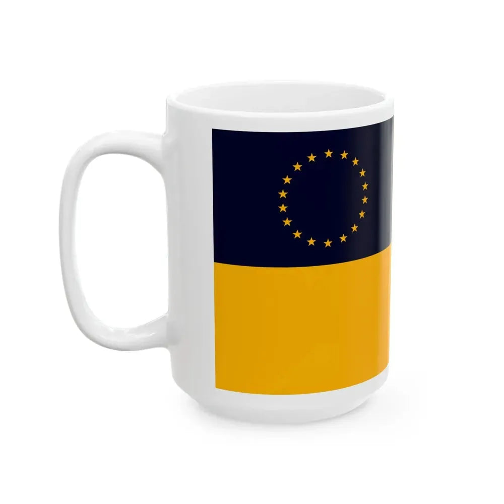 Flag of Franklin County Kentucky (United States) White Coffee Mug - Go Mug Yourself