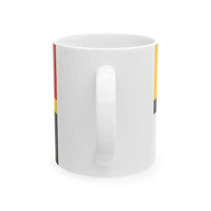 Flag of Frederick County Maryland (United States) White Coffee Mug - Go Mug Yourself