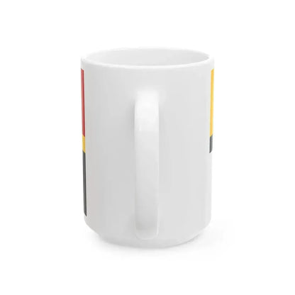 Flag of Frederick County Maryland (United States) White Coffee Mug - Go Mug Yourself