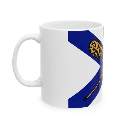 Flag of Fredericksburg Virginia (United States) White Coffee Mug - Go Mug Yourself