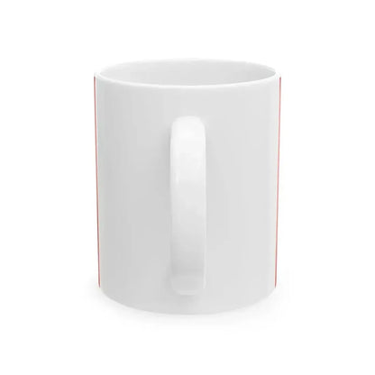Flag of Fredrikstad (Norway) White Coffee Mug - Go Mug Yourself