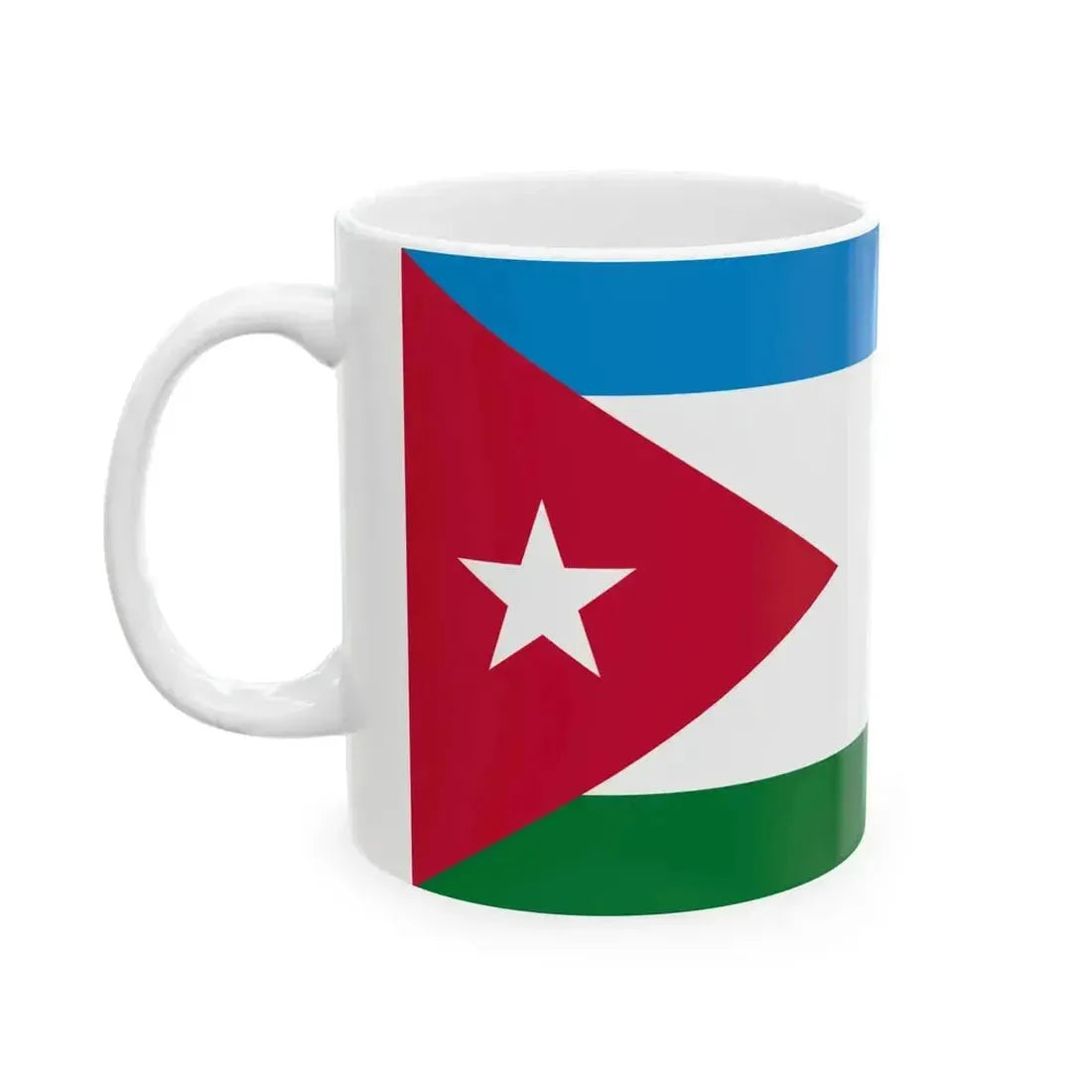 Flag of Free Cuba Alpha 66 Movement (Cuba) White Coffee Mug - Go Mug Yourself
