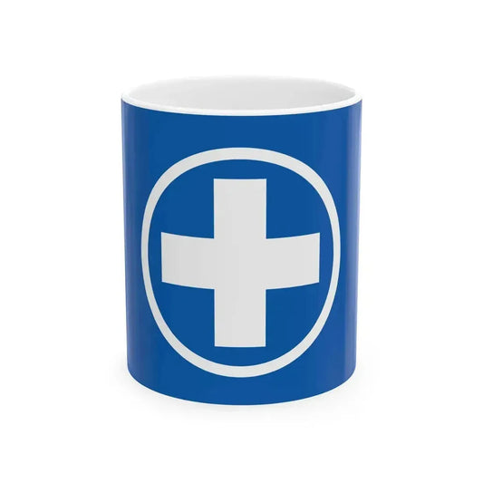 Flag of Freethinkers Party (Greece) White Coffee Mug 11oz - Go Mug Yourself