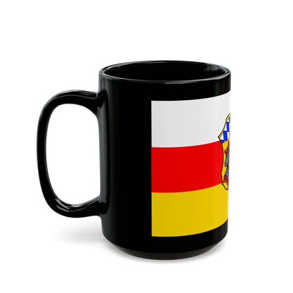 Flag of Freising Germany - Black Coffee Mug-Go Mug Yourself