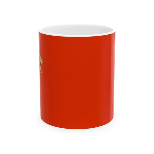 Flag of FRELIMO 1997-2004 (Mozambique) White Coffee Mug 11oz - Go Mug Yourself