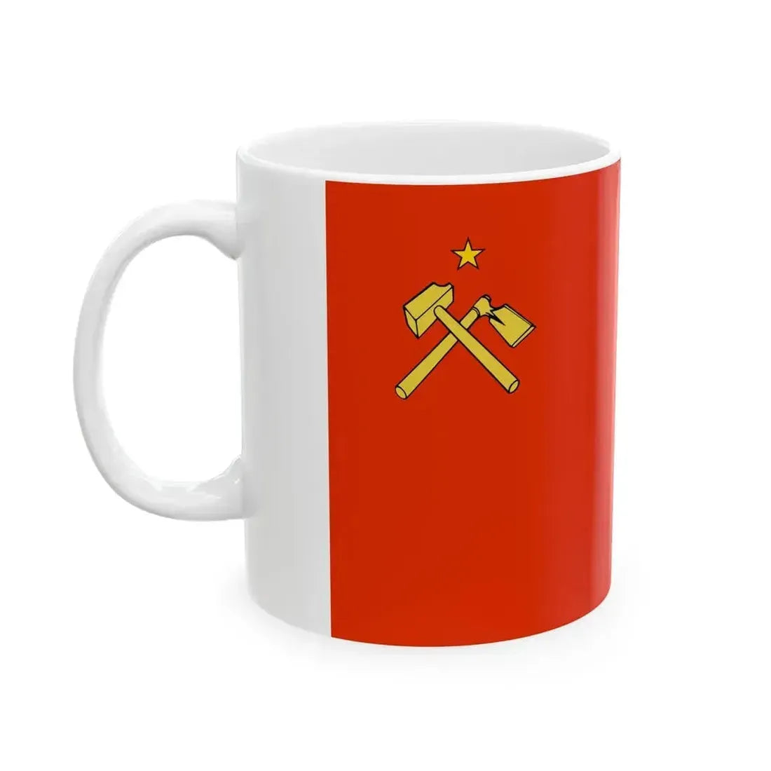 Flag of FRELIMO 1997-2004 (Mozambique) White Coffee Mug - Go Mug Yourself