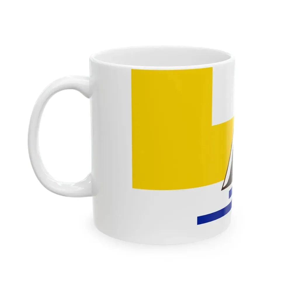 Flag of Fremont County Colorado (United States) White Coffee Mug - Go Mug Yourself