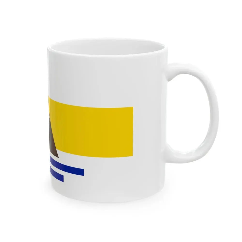 Flag of Fremont County Colorado (United States) White Coffee Mug - Go Mug Yourself