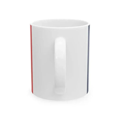 Flag of French Jews (France) White Coffee Mug - Go Mug Yourself