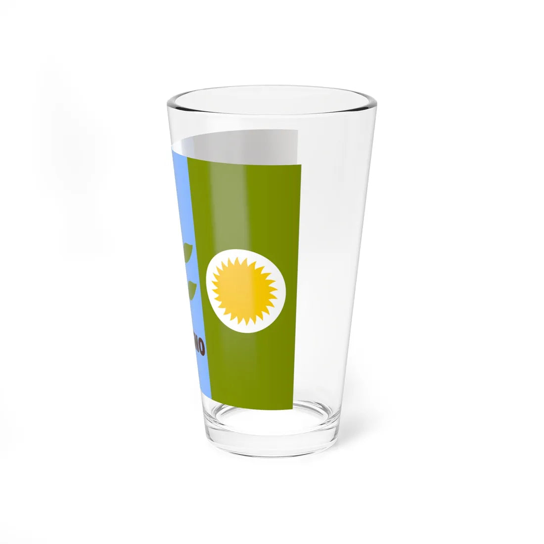 Flag of Fresno California (United States) Pint Glass 16oz - Go Mug Yourself
